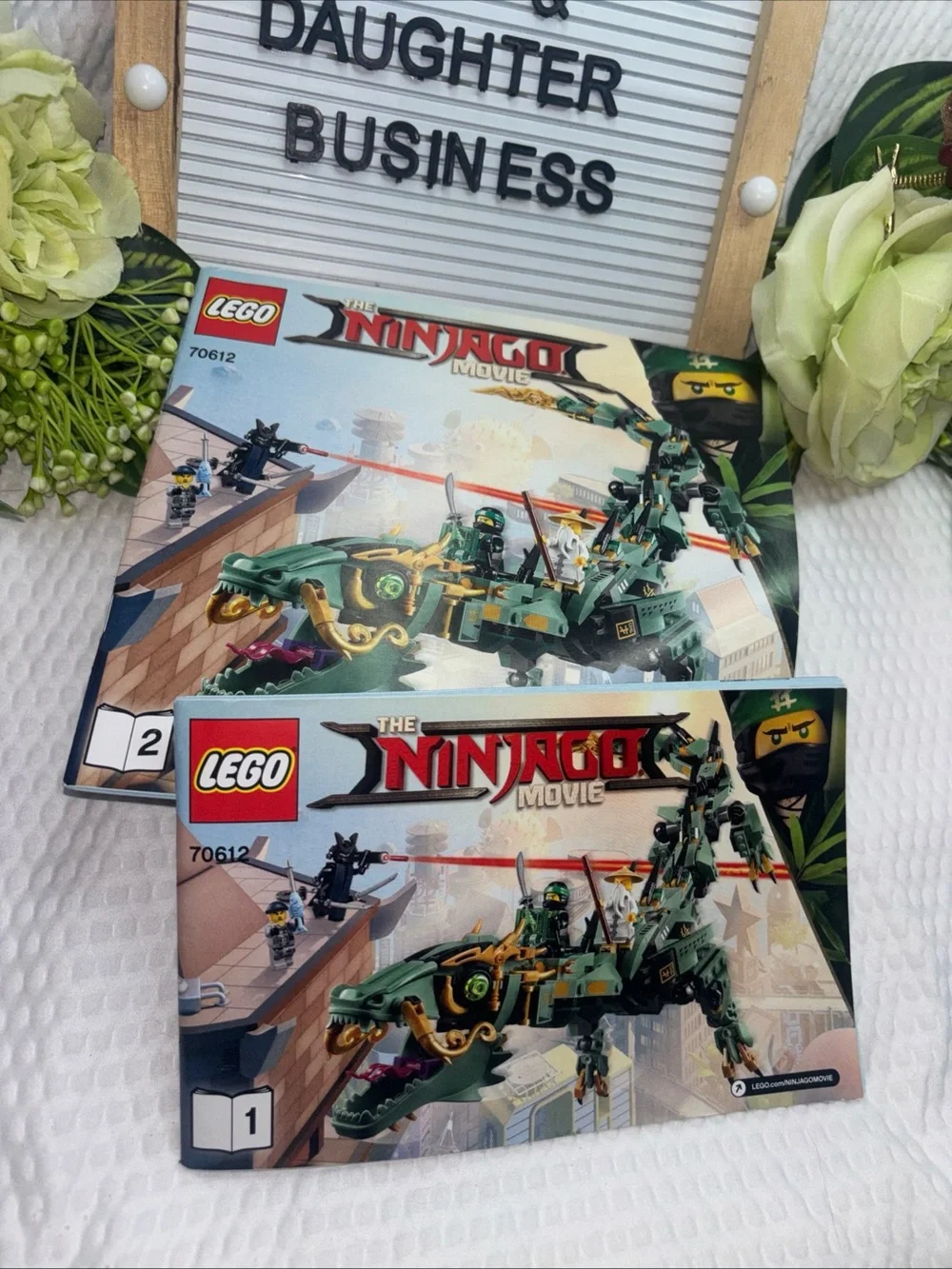 Lego Instruction Manual Books 1 And 2 Ninjago Movie 70612
